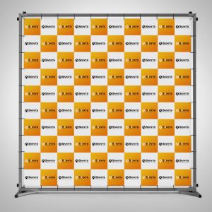 Lona C/ Ihós para eventos/festas Lona 440g m² 4x0 - Impressão somente frente  Lona com ilhós Ilhós a cada 25cm
